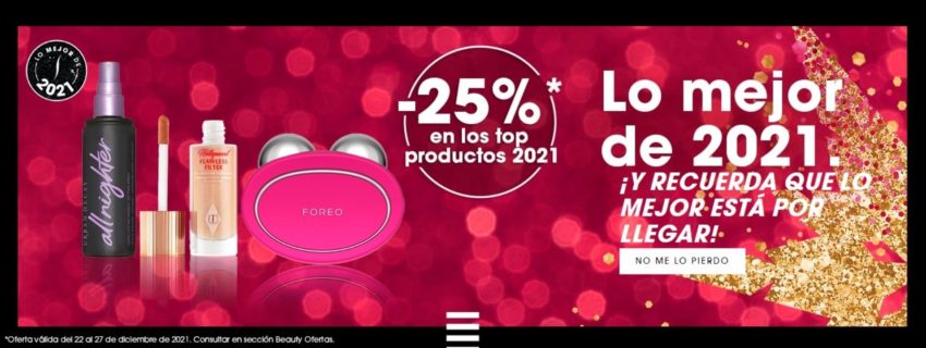 -25% en productos seleccionados Sephora