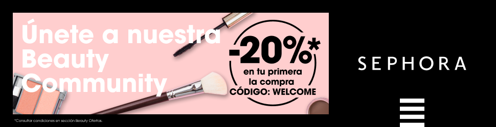 Sephora -20% promoción de bienvenida