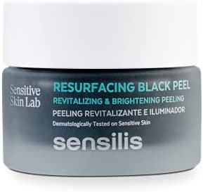 Sensilis – Resurfacing Black Peel, Peeling Revitalizante e Iluminador para Pieles Secas, Mixtas y Grasas – 50 ml