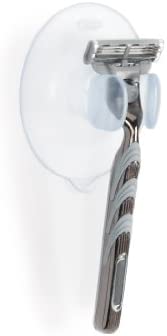 OXO Good Grips Soporte con ventosa para maquinilla de afeitar, transparente