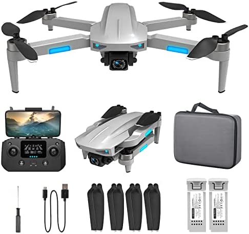 X15 Drones con Camara 4k profesional Adultos, Plegable Dron Profesional Gran Angular de 120, Wifi 5GHz Principiantes FPV Dron Posicionamiento de Flujo óptico, 26 Minutos (2 baterías), X-IMVNLEI