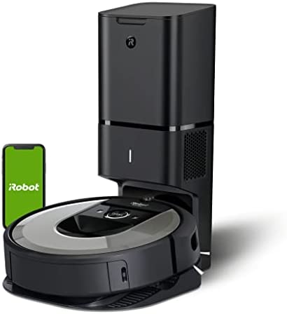 Robot aspirador Wi-Fi iRobot Roomba i7156 – Cepillos goma multisuperficie – Mapea y se adapta al hogar – Reconoce objetos – Sugerencias personalizadas – Compatible asistente voz – Coordinación Imprint