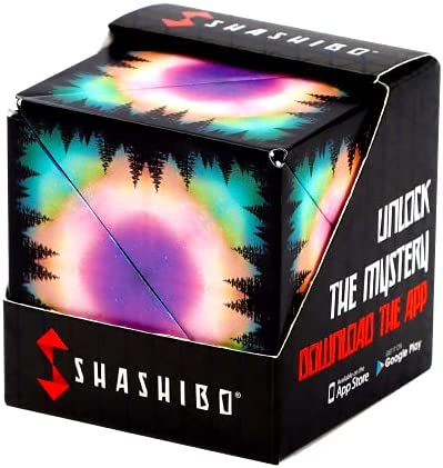 Shashibo Rompecabezas para Niños – Premiado Cubo Magnético Patentado con 36 Imanes de Tierras Raras – Asombroso Rompecabezas 3D – Juguete para Adultos Cubo Shashibo con más de 70 Formas (Earth)