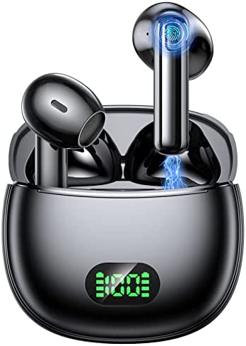 Eisreho Auriculares Bluetooth Inalámbrico, Auriculares Bluetooth 5.3 con 4 HD Micro HiFi Estéreo 30H Deportivos In Ear Auriculares, Cascos Inalambricos para Android iOS Xiaomi Gaming Control Tactil