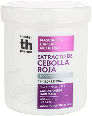 Thader Th Pharma Mascarilla extracto de Cebolla Roja para Todo Tipo de Cabellos, 700 ml