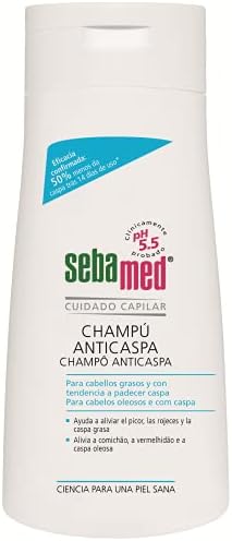 Sebamed Champú Anticaspa 400ml – Champú que elimina de forma efectiva la caspa grasa con una fórmula extra suave que reduce el picor e irritación