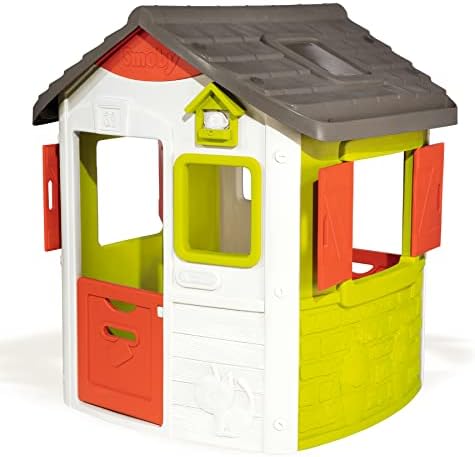 Smoby Jura Lodge II – Casita Infantil Personalizable, Color Verde (810500), Color/Modelo Surtido