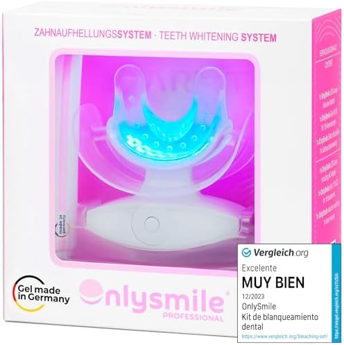Onlysmile Kit de blanqueamiento para dientes blancosEfecto inmediatoseguro e indoloroBlanqueador dental professional
